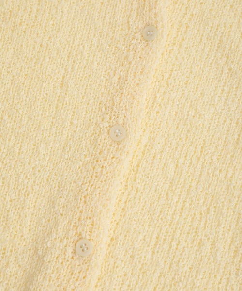 CRAFT STANDARD BOUTIQUE（クラフトスタンダードブティック）の「ブークレヤーン衿付きニットカーディガン◆（カーディガン/ボレロ・レディース・ブラウン/ライトイエロー/アイボリー・FREE）」の20枚目の写真