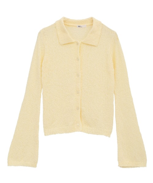 CRAFT STANDARD BOUTIQUE（クラフトスタンダードブティック）の「ブークレヤーン衿付きニットカーディガン◆（カーディガン/ボレロ・レディース・ブラウン/ライトイエロー/アイボリー・FREE）」の21枚目の写真