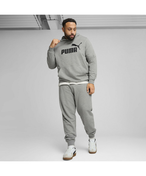 PUMA(プーマ)の「PUMA プーマ メンズ ESS NO.1 ロゴ スウェット フーディ(パーカー・メンズ・ブラック/ヘザーグレー・XX-LARGE/LARGE/X-LARGE/SMALL/MEDIUM)」の4枚目の写真