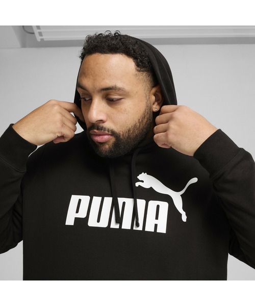 PUMA(プーマ)の「PUMA プーマ メンズ ESS NO.1 ロゴ スウェット フーディ(パーカー・メンズ・ブラック/ヘザーグレー・XX-LARGE/LARGE/X-LARGE/SMALL/MEDIUM)」の9枚目の写真
