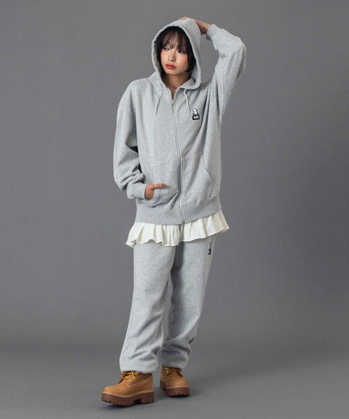 FACE AND WORDS ZIP UP SWEAT HOODIE（パーカー）｜X-girl（エックス