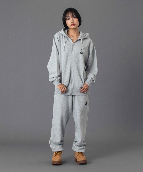 FACE AND WORDS ZIP UP SWEAT HOODIE（パーカー）｜X-girl（エックス