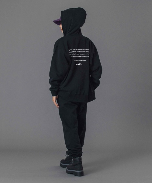 FACE AND WORDS ZIP UP SWEAT HOODIE（パーカー）｜X-girl（エックス