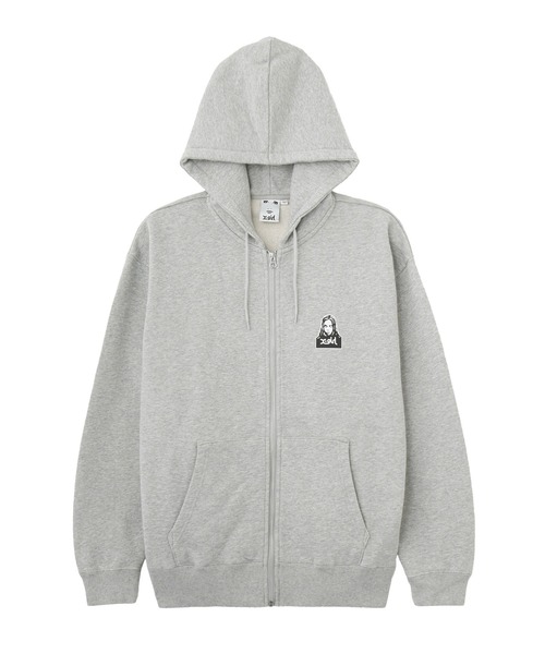 FACE AND WORDS ZIP UP SWEAT HOODIE（パーカー）｜X-girl（エックス