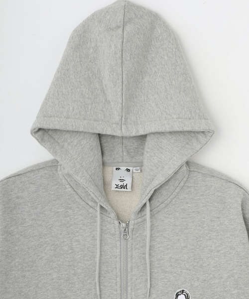 セール】FACE AND WORDS ZIP UP SWEAT HOODIE（パーカー）｜X-girl