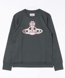 Vivienne Westwood グレー ドロップショルダー スウェット Vivienne Westwood ヴィヴィアンウエストウッド ORB LOGO
