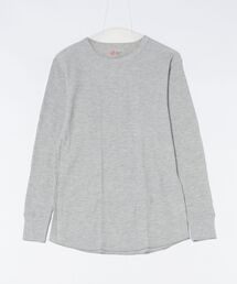 UNIIT（ユニット）の「【HANES/ヘインズ】BEEFY サーマル クルーネック ロングスリーブ Tシャツ HM4-Q501（Tシャツ/カットソー・レディース）」