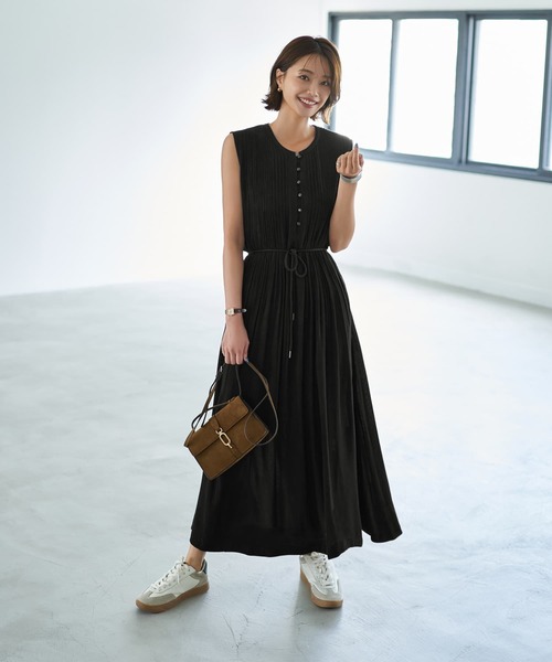 ボリューム袖 style deli ワンピース STYLE DELI ジップアップリブワンピース Rakuten Fashion 楽天ファッション 旧楽天ブランドアベニュー JY3480