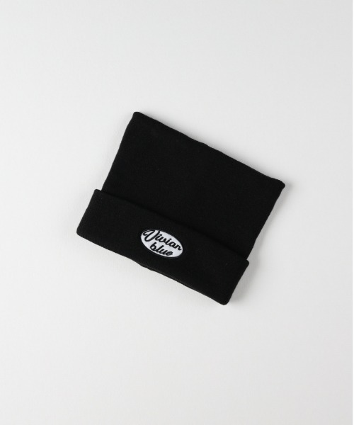 Right-on（ライトオン）の「【VIVIAN BLUE】ねこみみニットキャップ（ニットキャップ/ビーニー・キッズ・ライラック/ホワイト/ブラック・フリー）」の2枚目の写真