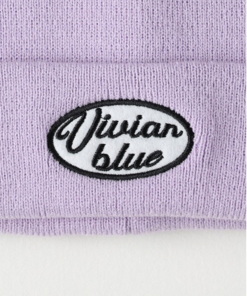 Right-on（ライトオン）の「【VIVIAN BLUE】ねこみみニットキャップ（ニットキャップ/ビーニー・キッズ・ライラック/ホワイト/ブラック・フリー）」の7枚目の写真