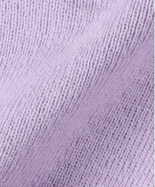 Right-on（ライトオン）の「【VIVIAN BLUE】ねこみみニットキャップ（ニットキャップ/ビーニー・キッズ・ライラック/ホワイト/ブラック・フリー）」の9枚目の写真