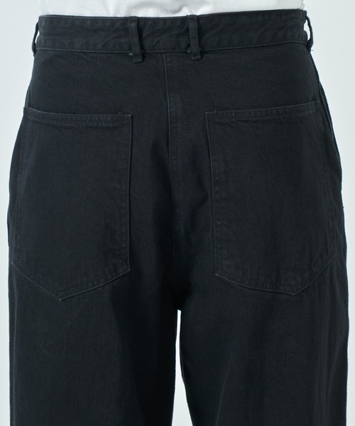 markaware(マーカウェア)の「【markaware/marka】別注 DENIM MILITARY PANTS(デニムパンツ・メンズ・ブラック・1/2)」の8枚目の写真