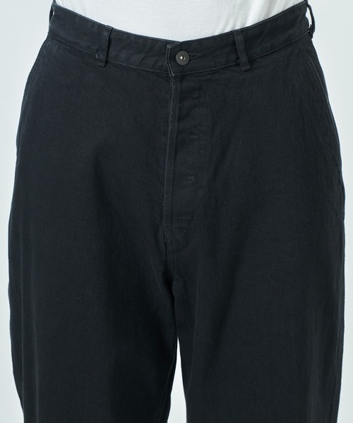 markaware(マーカウェア)の「【markaware/marka】別注 DENIM MILITARY PANTS(デニムパンツ・メンズ・ブラック・1/2)」の10枚目の写真
