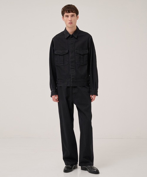 markaware(マーカウェア)の「【markaware/marka】別注 DENIM MILITARY PANTS(デニムパンツ・メンズ・ブラック・1/2)」の14枚目の写真