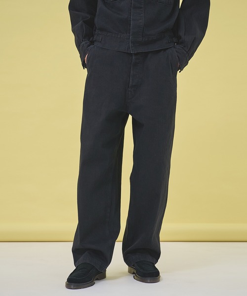 markaware(マーカウェア)の「【markaware/marka】別注 DENIM MILITARY PANTS(デニムパンツ・メンズ・ブラック・1/2)」の18枚目の写真