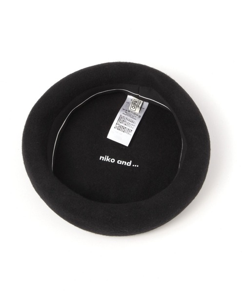 niko and...（ニコアンド）の「オリジナルカラーベレー帽（ハンチング/ベレー帽・レディース・ブラウン/アイボリー/ブラック・0）」の7枚目の写真