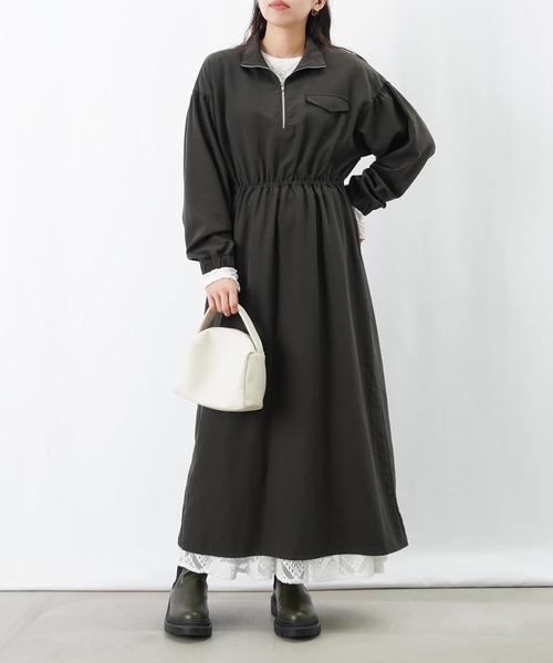 LC/LLL ハイネックZIPワンピース（ワンピース）｜LUCA/LADY LUCK LUCA