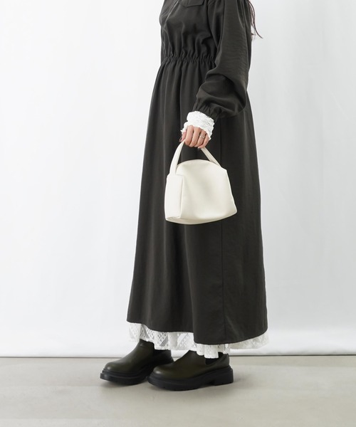 セール】LC/LLL ハイネックZIPワンピース（ワンピース）｜LUCA