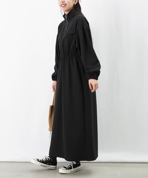 セール】LC/LLL ハイネックZIPワンピース（ワンピース）｜LUCA/LADY