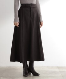 grove | へリンボンツイードフレアマキシスカート(スカート)