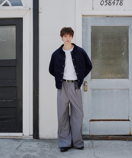 Regen Glanz（レーゲングランツ）の「reversible corduroy quilting jacket/リバーシブルコーデュロイキルティングジャケット（ブルゾン・メンズ・ブラック/ネイビー・SMALL/MEDIUM/LARGE）」の17枚目の写真