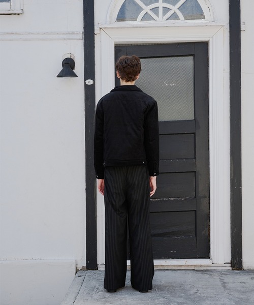 【40周年限定】クリームソーダ　リバーシブル コーデュロイ ジャケット 黒 極希少！クリームソーダ40周年別珍スカジャンL龍虎髑髏Y2K 黒