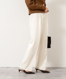 NOLLEY’S | ウォッシャブルウール調愛されセミワイドパンツ(その他パンツ)