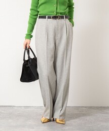 NOLLEY’S | ウォッシャブルウール調愛されセミワイドパンツ(その他パンツ)