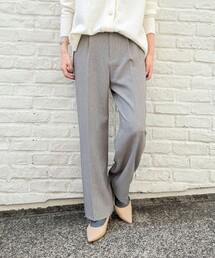 NOLLEY’S | ウォッシャブルウール調愛されセミワイドパンツ(その他パンツ)