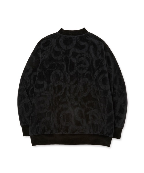CALEE（キャリー）の「JQ VELOUR JACKET ＜SNAKE PATTERN＞（ブルゾン・メンズ・ブラック・MEDIUM/LARGE/X-LARGE/XX-LARGE）」の3枚目の写真
