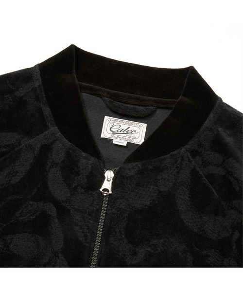 CALEE（キャリー）の「JQ VELOUR JACKET ＜SNAKE PATTERN＞（ブルゾン・メンズ・ブラック・MEDIUM/LARGE/X-LARGE/XX-LARGE）」の4枚目の写真