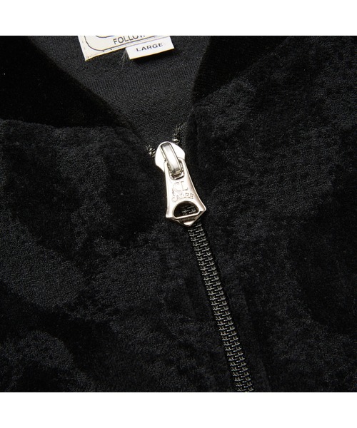 CALEE（キャリー）の「JQ VELOUR JACKET ＜SNAKE PATTERN＞（ブルゾン・メンズ・ブラック・MEDIUM/LARGE/X-LARGE/XX-LARGE）」の5枚目の写真