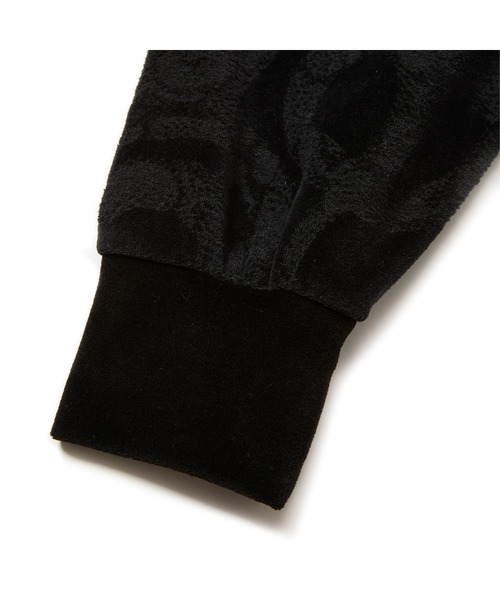 CALEE（キャリー）の「JQ VELOUR JACKET ＜SNAKE PATTERN＞（ブルゾン・メンズ・ブラック・MEDIUM/LARGE/X-LARGE/XX-LARGE）」の8枚目の写真