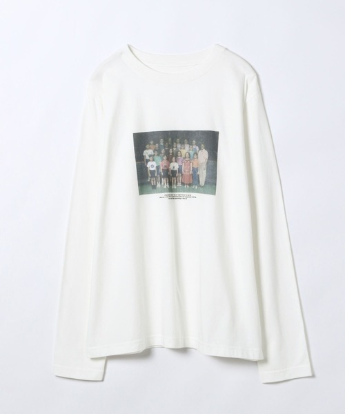 JEANASIS（ジーナシス）の「アソートレトログラフィックプリントロンTEE/608897（Tシャツ/カットソー・レディース・ダークグリーン/ホワイト×ブルー/ホワイト系その他・FREE）」の9枚目の写真