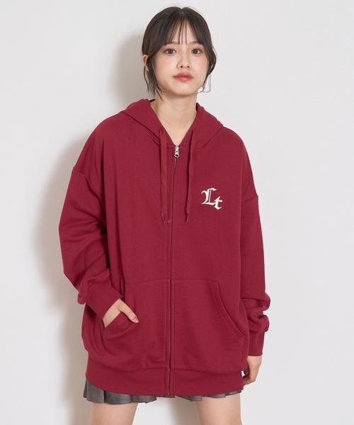 セール】ルーズZIPパーカ（パーカー）｜LOVETOXIC（ラブトキシック）の
