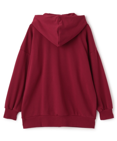 LOVETOXIC(ラブトキシック)の「ルーズZIPパーカ(パーカー・キッズ・トップグレー/ブラック/エンジ・M:150cm/S:140cm/130cm/L:160cm)」の15枚目の写真