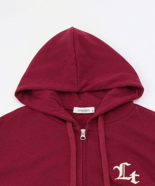 =LOVE パーカー セール】ルーズZIPパーカ（パーカー）｜LOVETOXIC（ラブトキシック）の