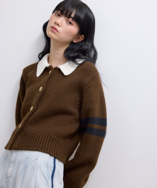 【完売品】アダムエロペ　【WEB限定】ポロニットカーディガン 楽天市場】【WEB限定】ポロニットカーディガン／アダムエロペ（ADAM ET