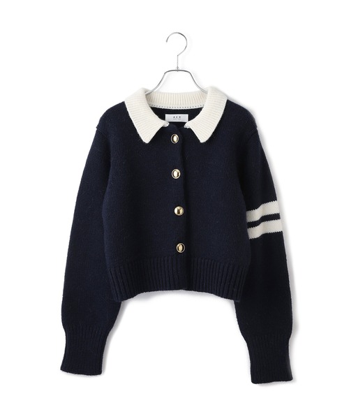 WEB限定】ポロニットカーディガン（カーディガン/ボレロ）｜ADAM ET