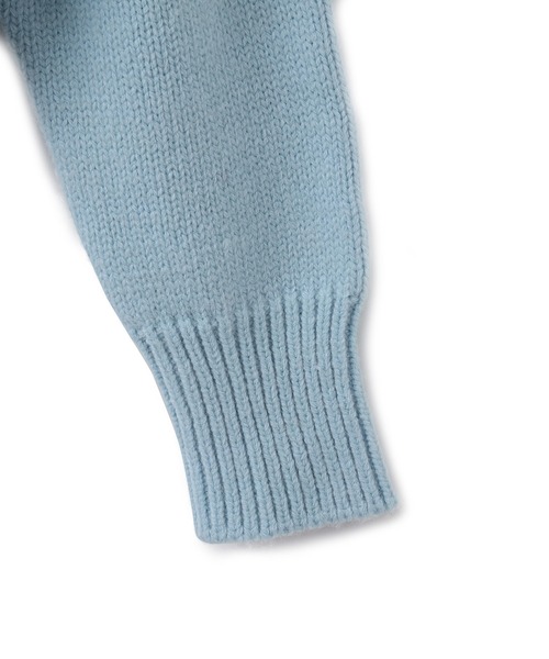 ADAM ET ROPE'(アダムエロペ)の「【WEB限定】ポロニットカーディガン(カーディガン/ボレロ・レディース・サックスブルー/ブラウン/ネイビー・FREE)」の11枚目の写真