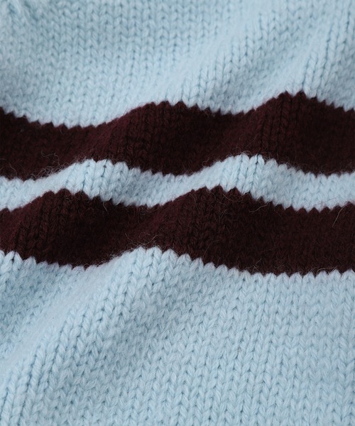 ADAM ET ROPE'(アダムエロペ)の「【WEB限定】ポロニットカーディガン(カーディガン/ボレロ・レディース・サックスブルー/ブラウン/ネイビー・FREE)」の8枚目の写真