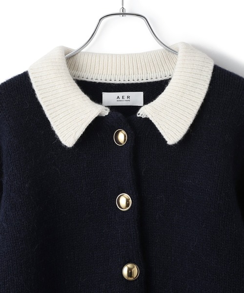 WEB限定】ポロニットカーディガン（カーディガン/ボレロ）｜ADAM ET