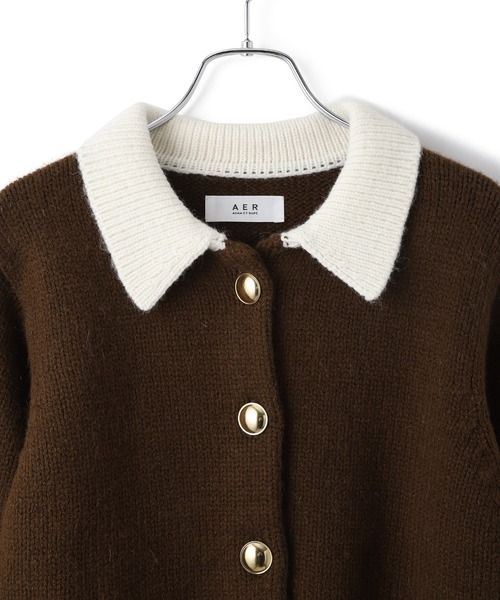 WEB限定】ポロニットカーディガン（カーディガン/ボレロ）｜ADAM ET