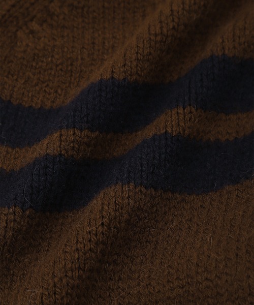 ADAM ET ROPE'(アダムエロペ)の「【WEB限定】ポロニットカーディガン(カーディガン/ボレロ・レディース・サックスブルー/ブラウン/ネイビー・FREE)」の15枚目の写真