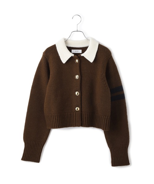 ADAM ET ROPE'（アダムエロペ）の「【WEB限定】ポロニットカーディガン