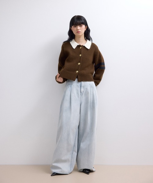 WEB限定】ポロニットカーディガン（カーディガン/ボレロ）｜ADAM ET