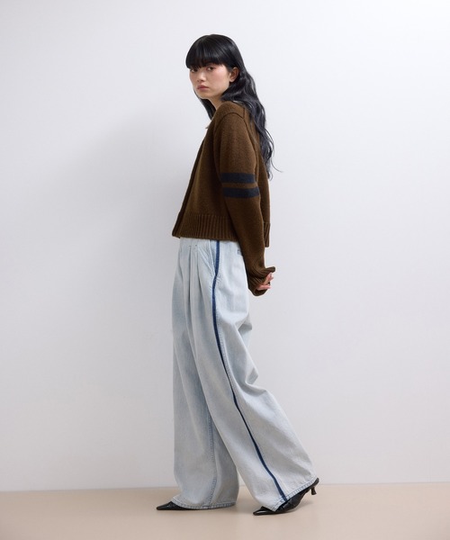 WEB限定】ポロニットカーディガン（カーディガン/ボレロ）｜ADAM ET