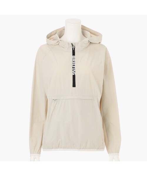 BRIEFING(ブリーフィング)の「【BRIEFING GOLF/ブリーフィングゴルフ】 WS POCKETABLE WIND ANORAK(ブルゾン・レディース・ブラック/ベージュ・M/S)」の1枚目の写真