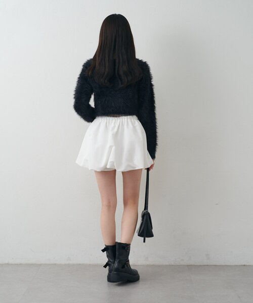 mline（エムライン）の「[mline]刺繍フェザーカーディガン（カーディガン/ボレロ・レディース・ピンク/グレー/ブラック/アイボリー・FREE）」の19枚目の写真