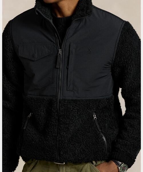 POLO RALPH LAUREN(ポロ ラルフ ローレン)の「ハイブリッド モックネック ジャケット(ブルゾン・メンズ・ブラック系1・M/S/L/XL/XS)」の6枚目の写真